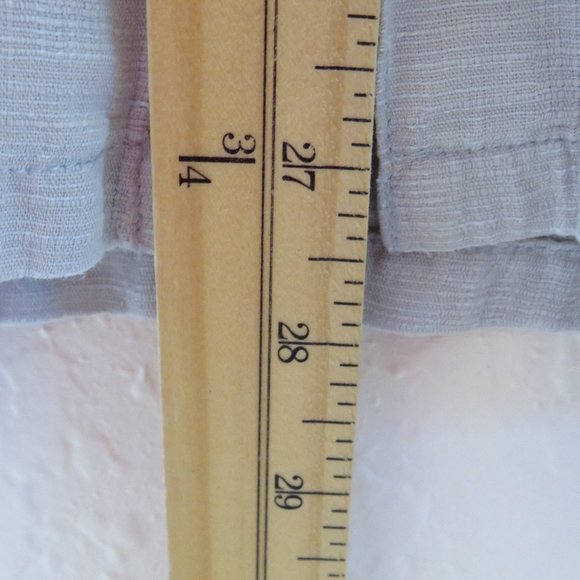 Tasso Elba* Men's Short‎ Sleeve Button Down Curved Hem Chest Pocket Shirt~ Large - Picture 7 of 10